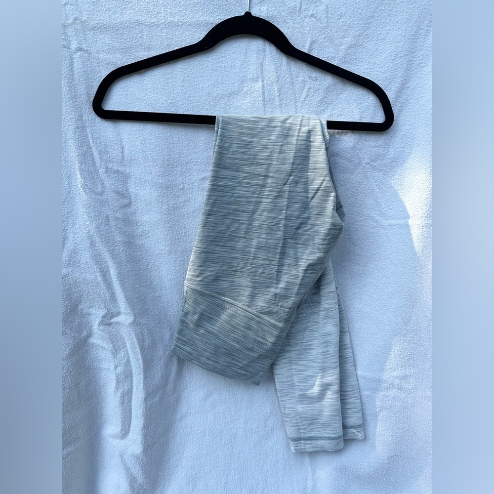 Lulu Lemon Grey/White Ombré Leggings
